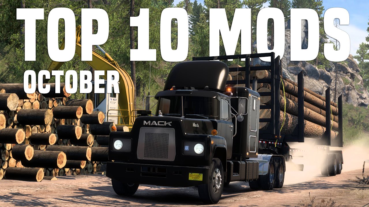 TOP 10 ATS MODS - OCTOBER 2021 | American Truck Simulator Mods.
