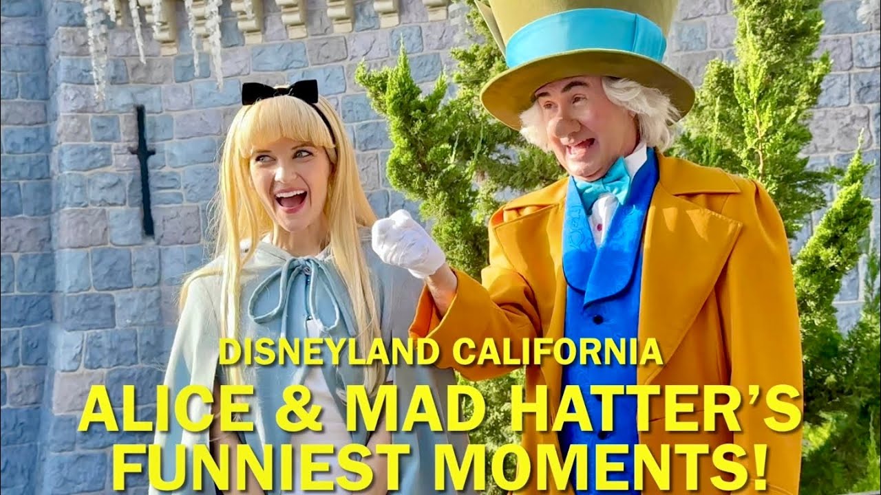 Alice & the Mad Hatter Show Off Their AMAZING Comedy Skits at Disneyland! #disney 