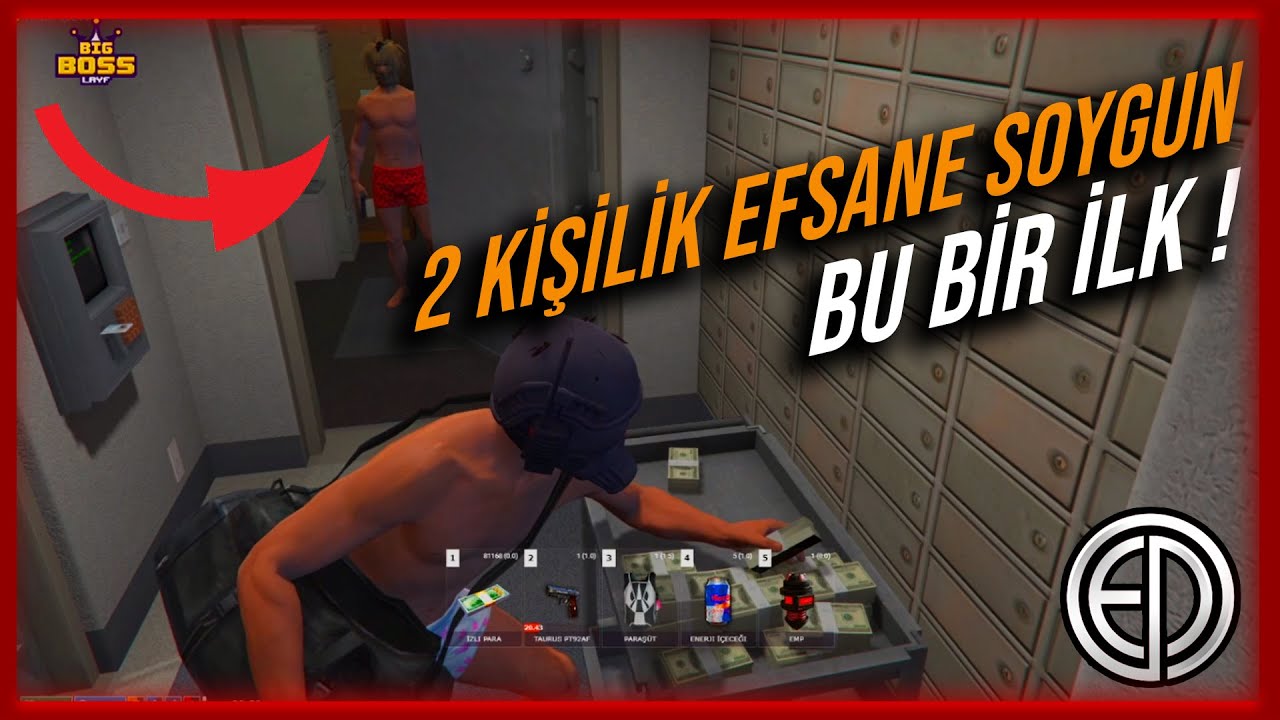EDRP | İLK KEZ DENENEN 2 KİŞİLİK BANKA SOYGUNU | SERDAR - SERBEST | ZEUSİDİOUSS #GTA5RP