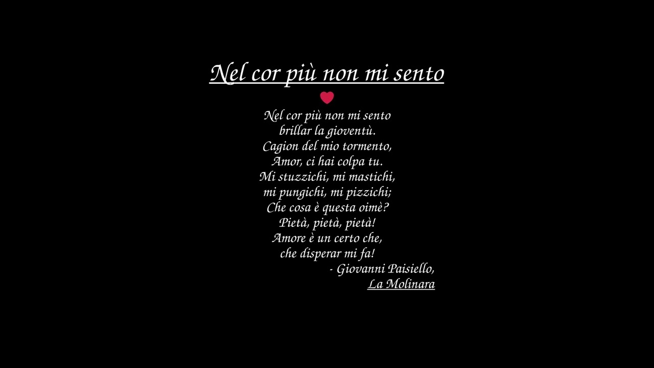 Nel cor più non mi sento d'après Paganini, Op. 2