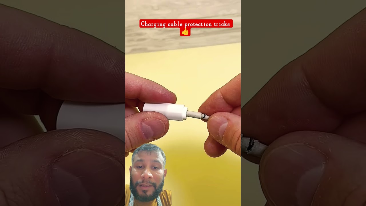 Charging cable protection tricks 👍