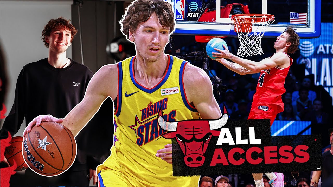 Go along with Matas Buzelis to NBA All-Star Weekend 🌟 Chicago Bulls All-Access
