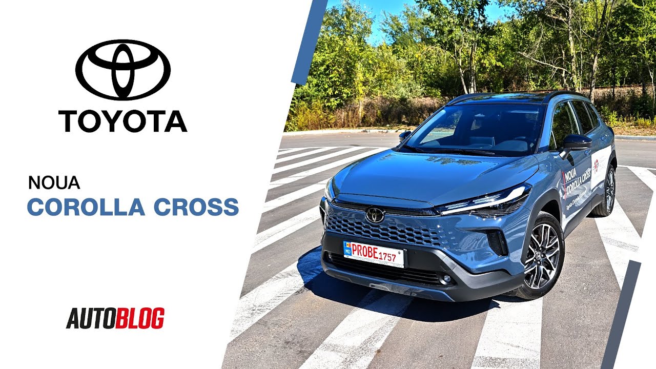Noua Toyota Corolla Cross facelift / Test Drive AutoBlog.MD