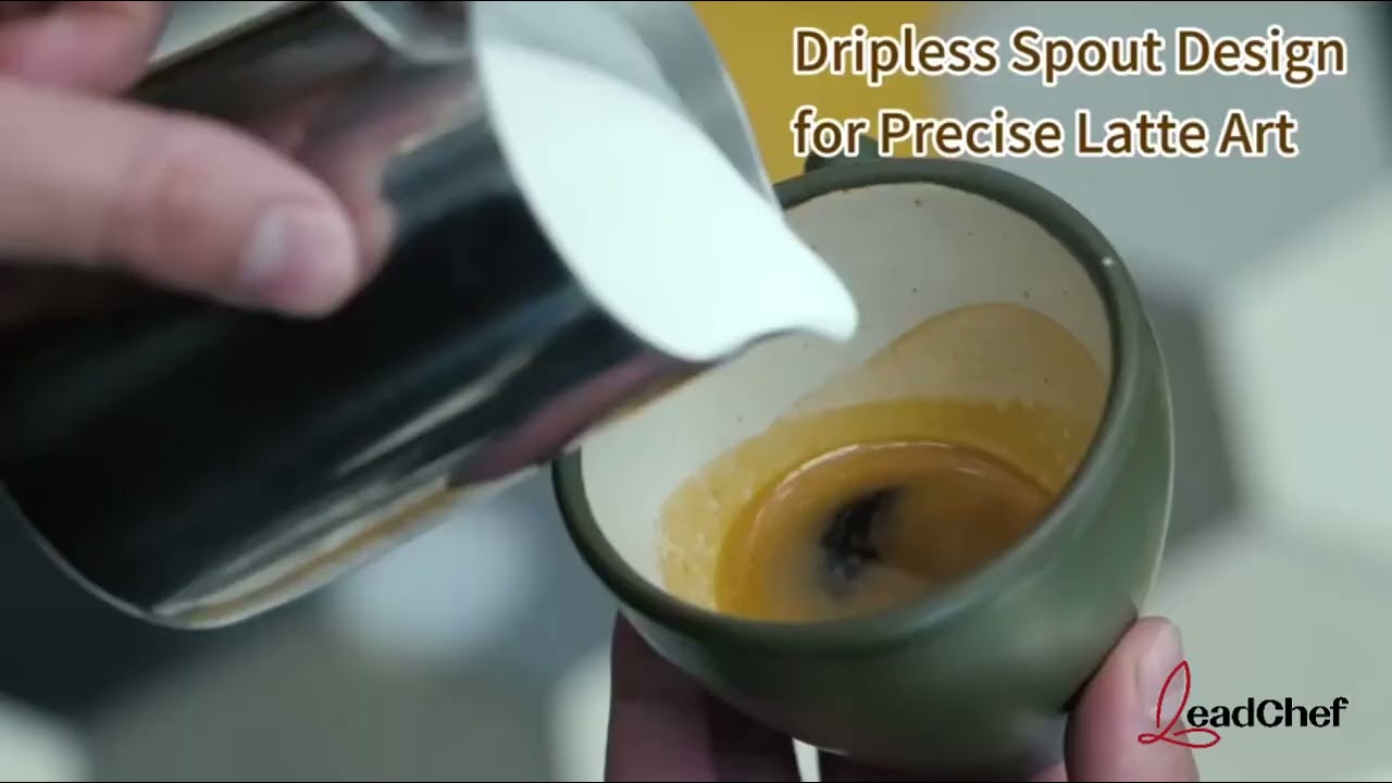 Master Latte Art with This Precision Milk Pitcher