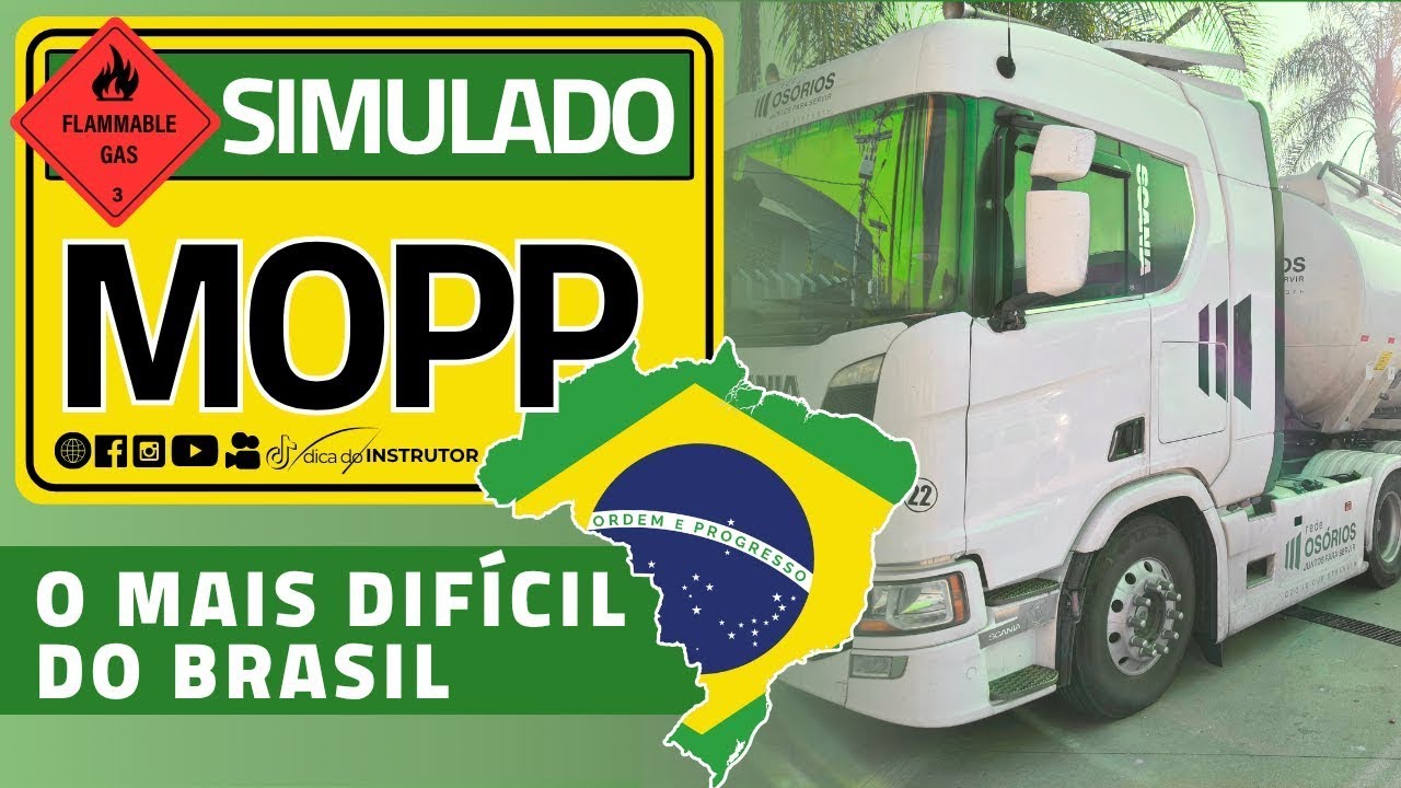SIMULADO DE MOPP com resposta e gabarito #16