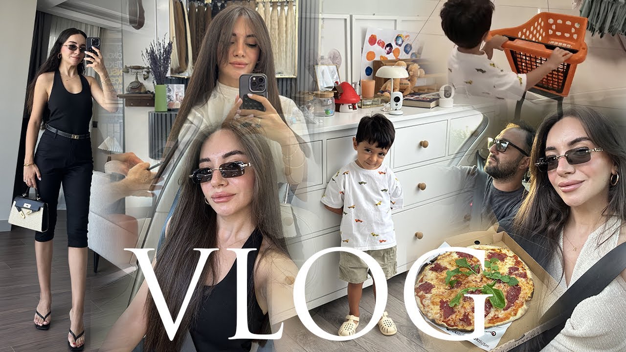 VLOG | SA&Ccedil;LARIMI KESTİRDİM | KOMŞUM KAHVEYE GELDİ | RUTİN EV İŞLERİ | DUHAN&rsquo;LA FENA KAVGE ETTİK😅