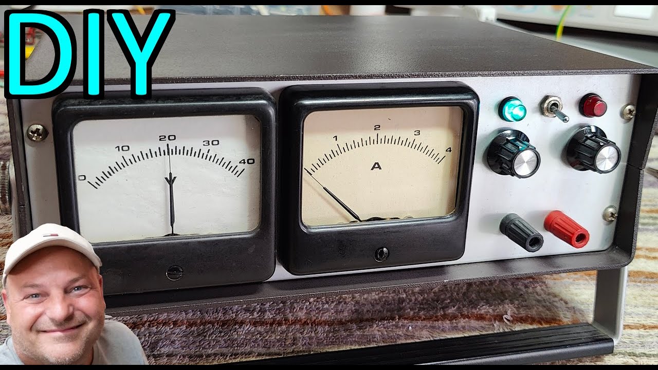 Прецизионный блок питания Elektor, самодельный, декабрь 1982 г., 0-30 В, 3 А, линейный, 4 x 3055