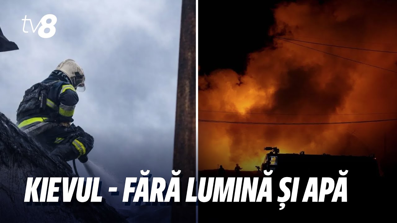 Kiev fără electricitate și apă după atacuri rusești