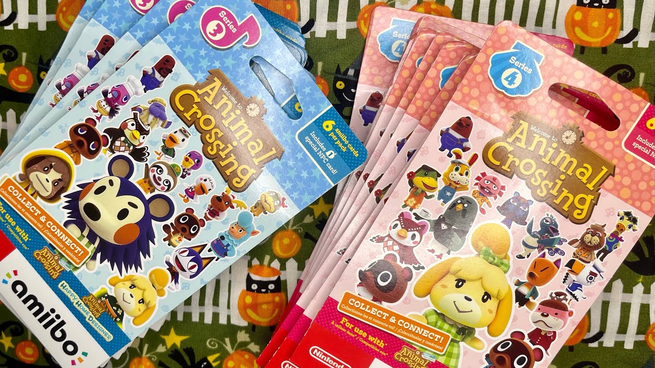 Opening 20 Nintendo Switch amiibo cards series 3 & 4