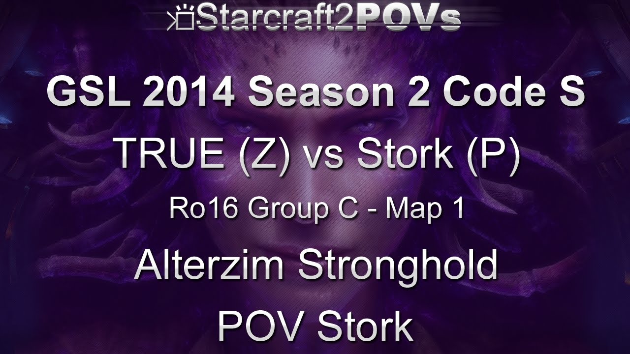 SC2 HotS - GSL 2014 S2 Code S - TRUE vs Stork - Ro16 Group C - Map 1 - Alterzim - Stork