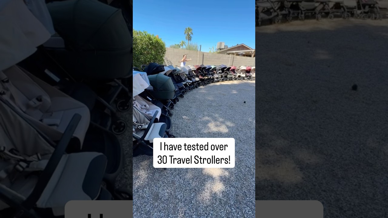 The ultimate travel stroller fold showdown! My top 8 are in the Travel Stroller Guide 👇🏼