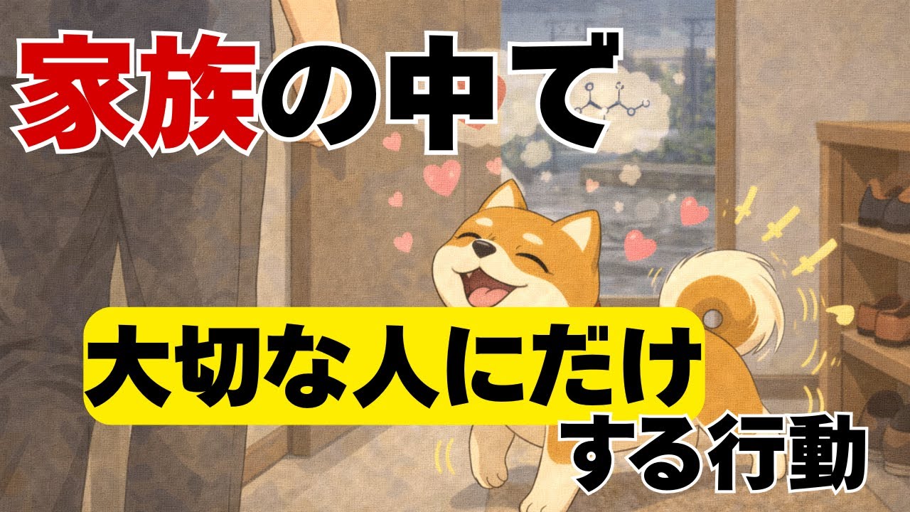 犬が家族で大切な人にだけする行動【犬雑学】