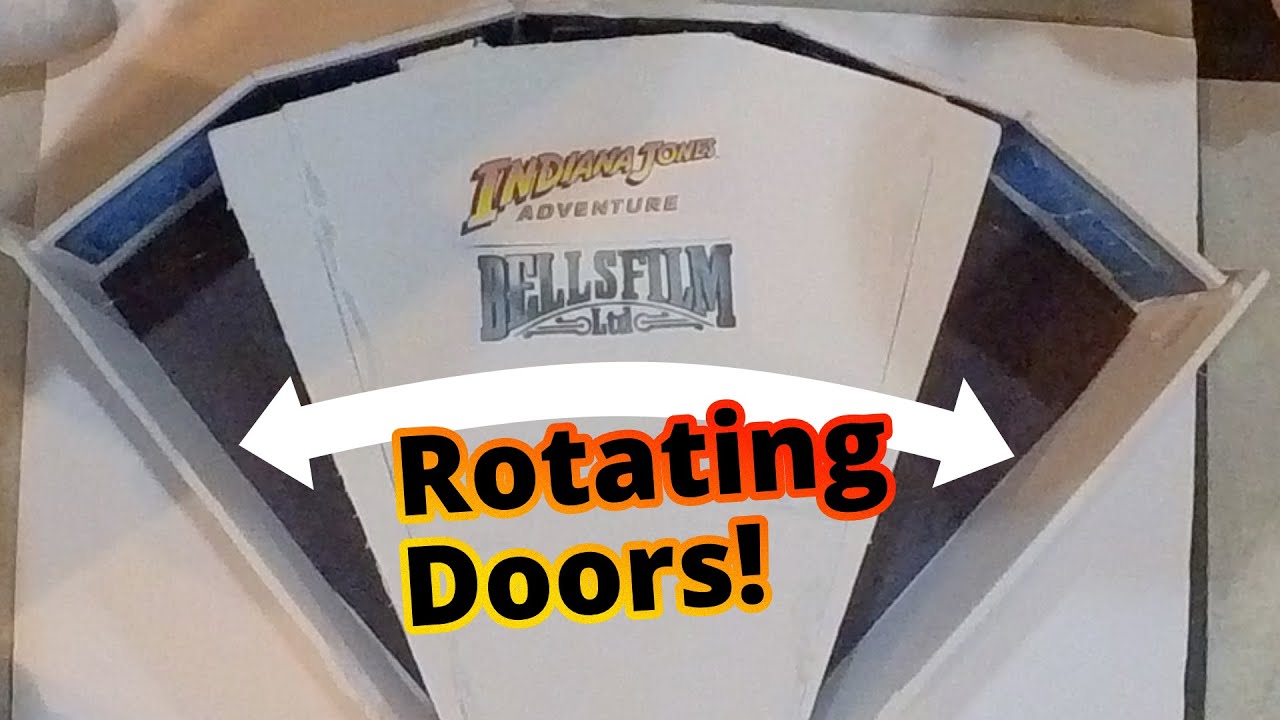 Indiana Jones Adventure NEW recreation- rotating doors | Bellsfilm