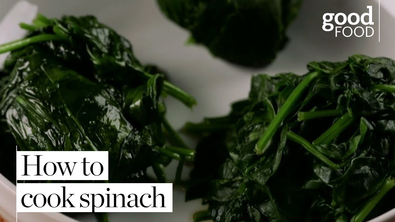 How to cook spinach