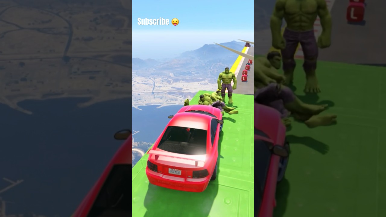 Watch full video on my Channel😚 // #spiderman #gtav #stuntramp #subscribe #shorts