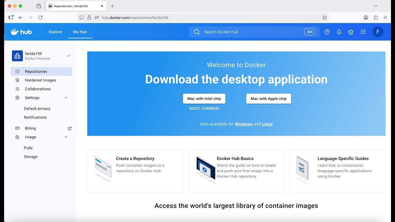 docker image container