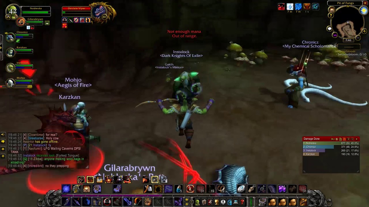 Fall asleep to: WoW Classic Wailing Caverns Run [Full]