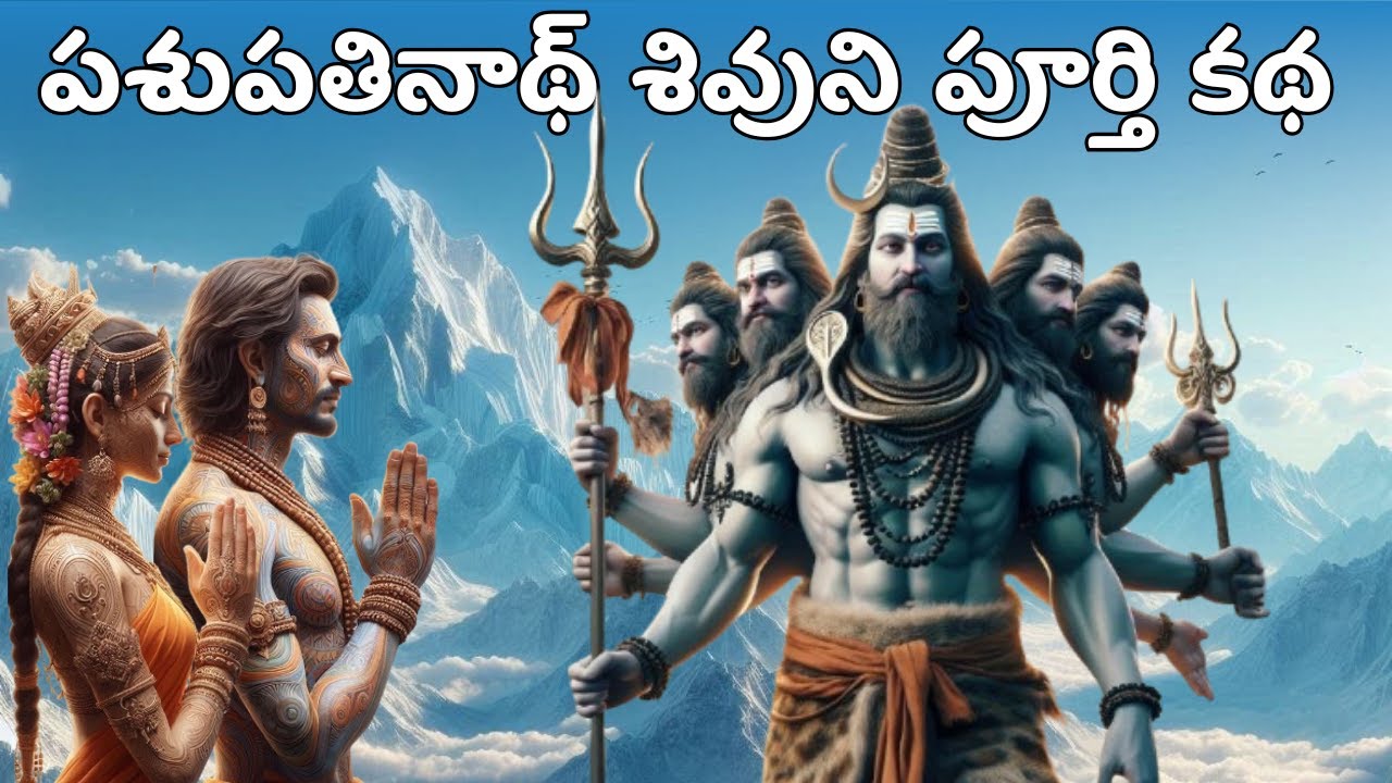5 ముఖాలు కలిగిన పశుపతినాథుని కథ - శ్వేత కాళీ దర్శనం | Nepal Pashupatinath story | Teja Telugu Tales