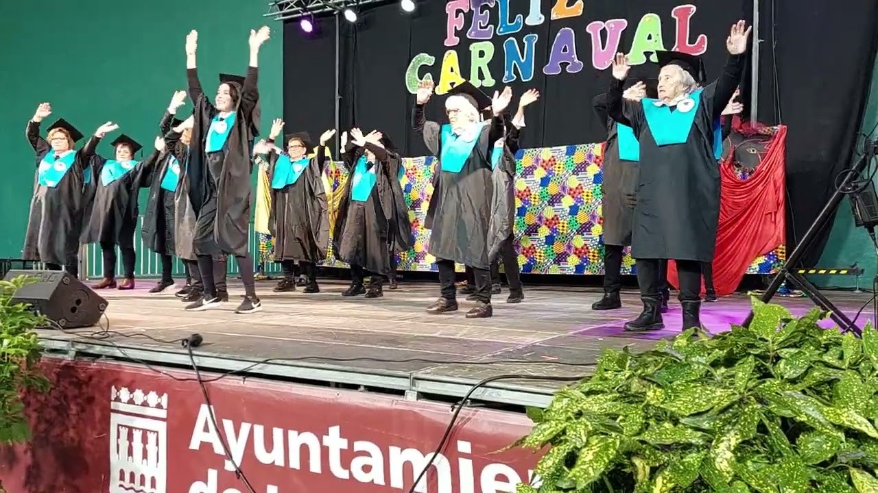 Fiesta de Carnaval Tercera Edad 2026 Logroño. GRADUADAS