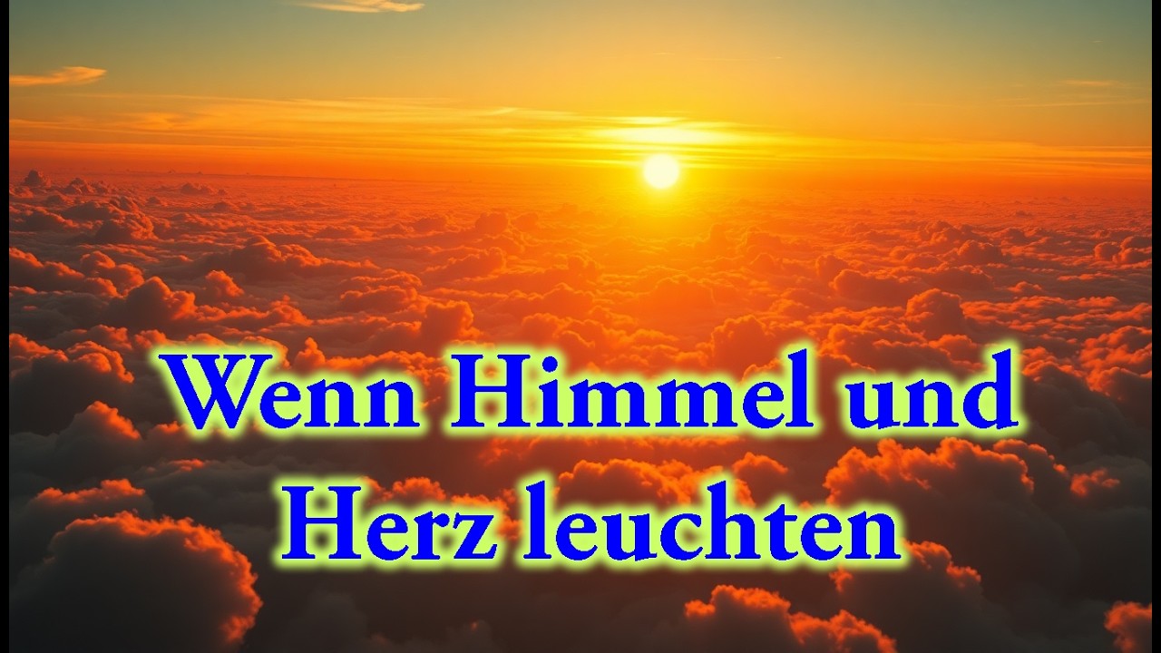 Unter dem Leuchten der Himmelswolken