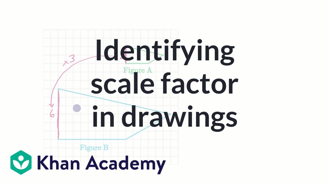 Identifying scale factor in drawings | Geometry | 7th grade | Khan Academy