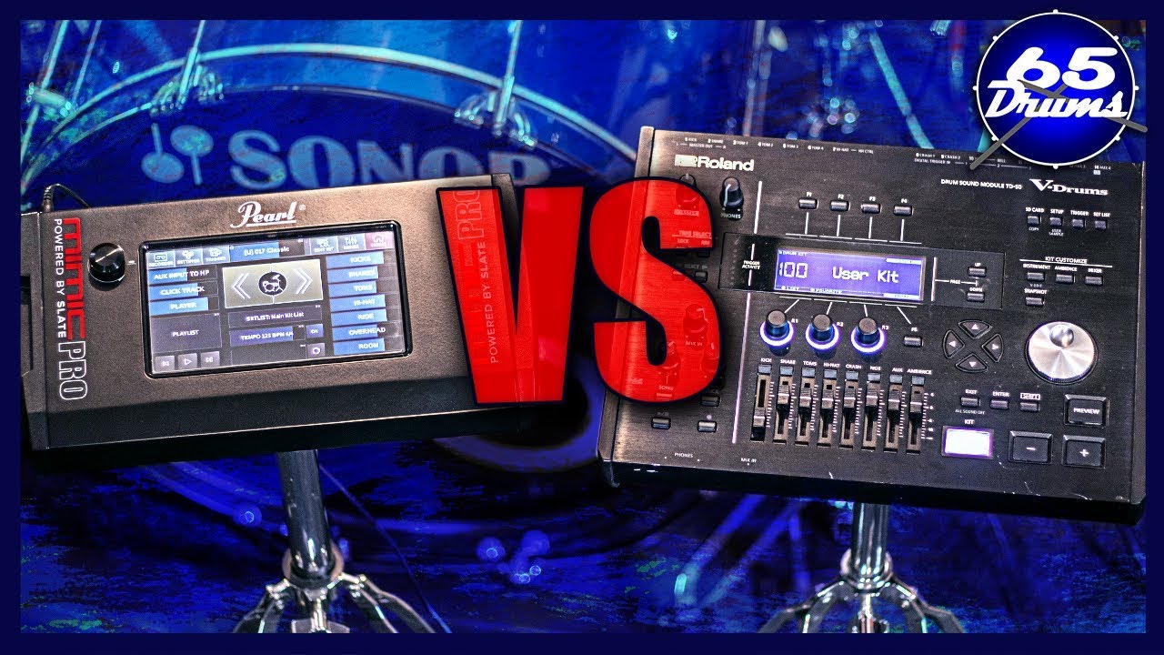 The Two Most Expensive Drum Modules In The World! Roland TD50 VS Pearl Mimic Pro