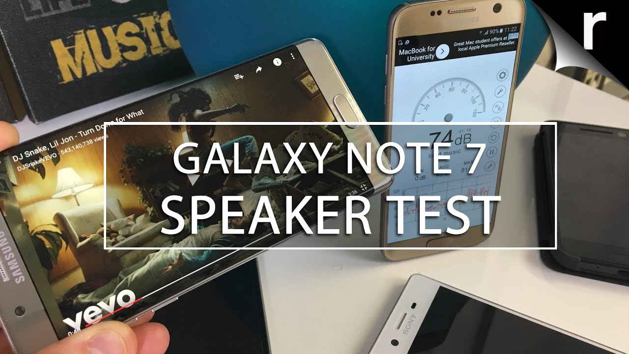 Galaxy Note 7 Speaker Test and Comparison