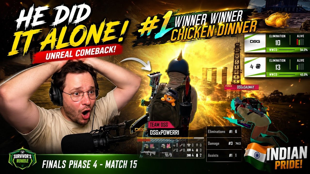 International caster Shocked 😲 !!  Indian 🇮🇳 Team's on fire 🔥!! #esports #pubgmobile 