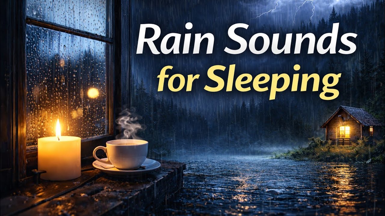 Relaxing Rain Sounds for Deep Sleep | Rain for Sleeping 