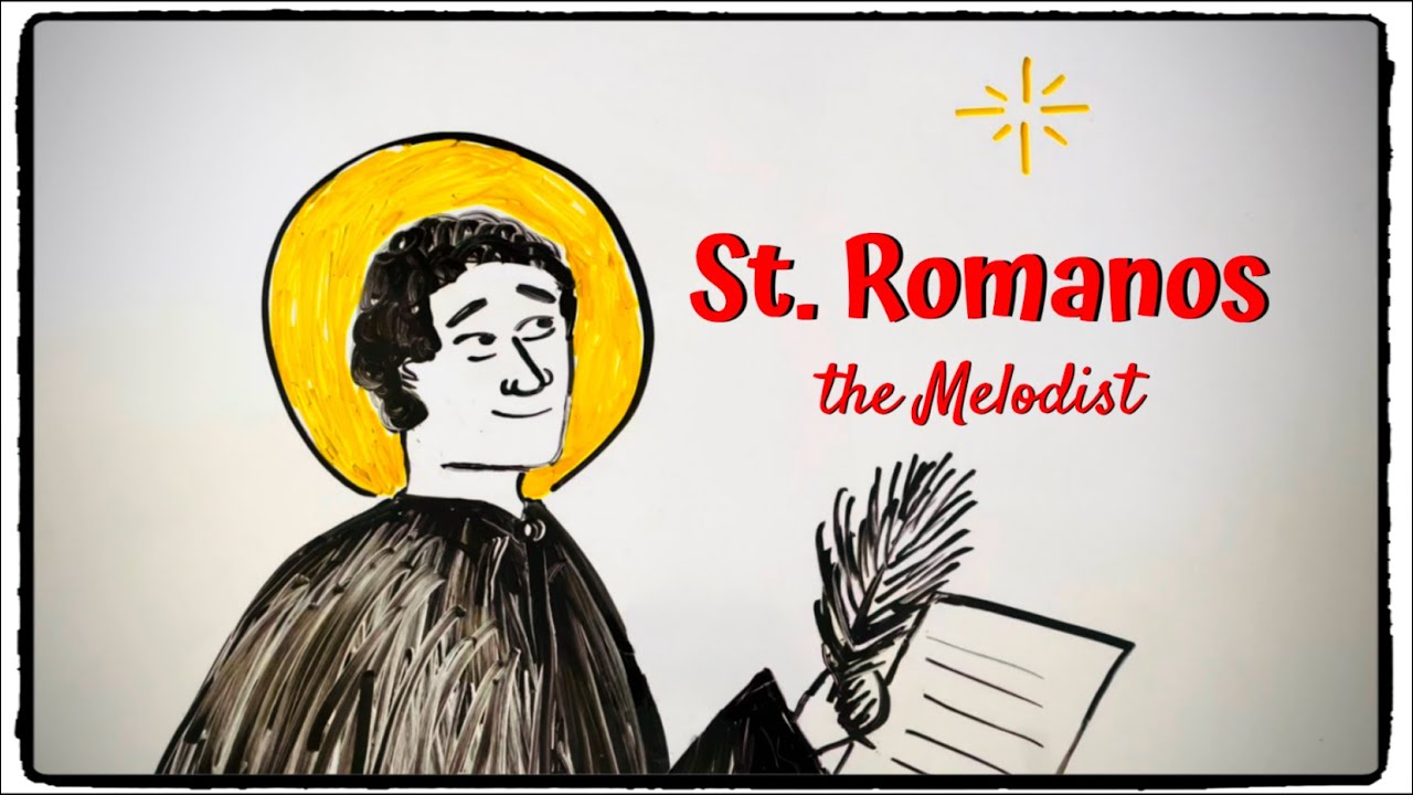 ST. ROMANOS THE MELODIST: THE KONTAKION OF NATIVITY | Draw the Life of a Saint (Katina Music Video)