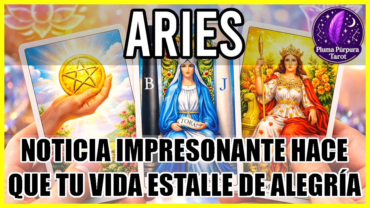 Aries ☘️ Una Sorpresa Demasiado Gigante Te Invadira De Felicidad ! ☘️#Aries