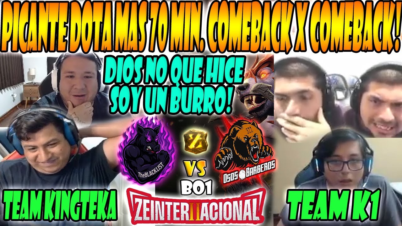 😮PICANTE DOTA K1 vs KINGTEKA JUEGAN SU MUNDIAL MAS DE 70MIN.-T.KINGTEKA VS T.K1-ZEINTERNACIONAL 2🔥