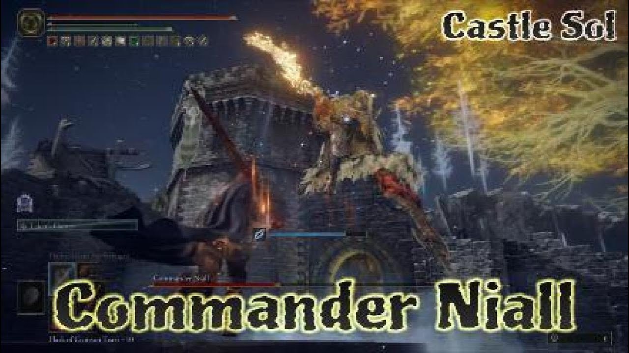 Elden Ring | Commander Niall Boss Fight | Castle Sol