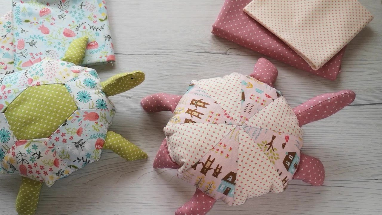Tartaruga di stoffa con cartamodello 🐢 Idea facile! - Cucito creativo passo passo di Creative BB Lab
