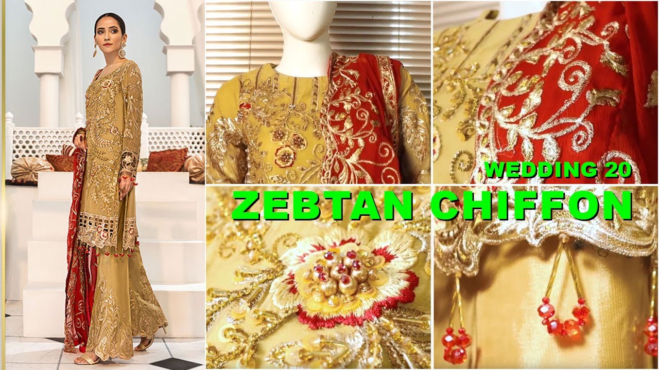 Wedding Chiffon Designs 2020 | Zebtan Unboxing Chiffon Collection 2020 | Sara Clothes