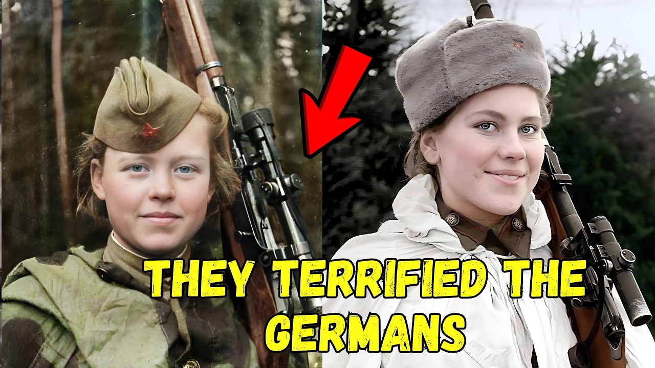 Unexpected heroines: rare photos of Soviet female snipers at the front!