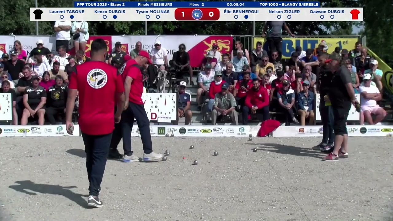 PPF TOUR 2025 National TOP 1000 BLANGY-SUR-BRESLE - Finale MESSIEURS équipe BENMERGUI contre TABONE.