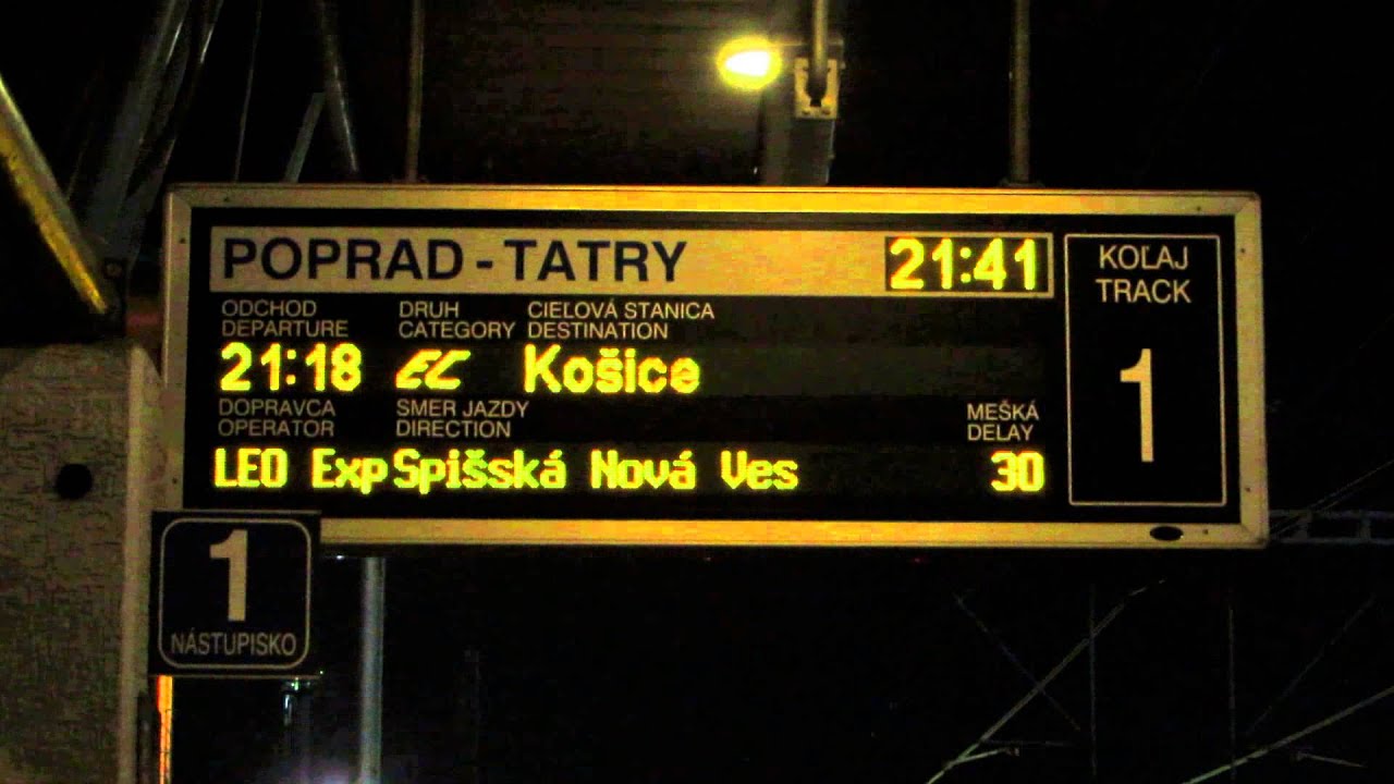 Hlásenie EC 1361 LEO EXPRESS + Os 8325 / Poprad-Tatry 17.04.2015