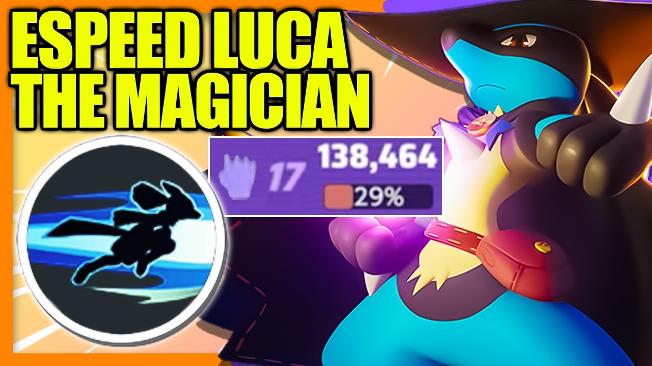 Extreme Speed Lucario In Jungle | POKEMON UNITE | 5 MAN GAMEPLAY