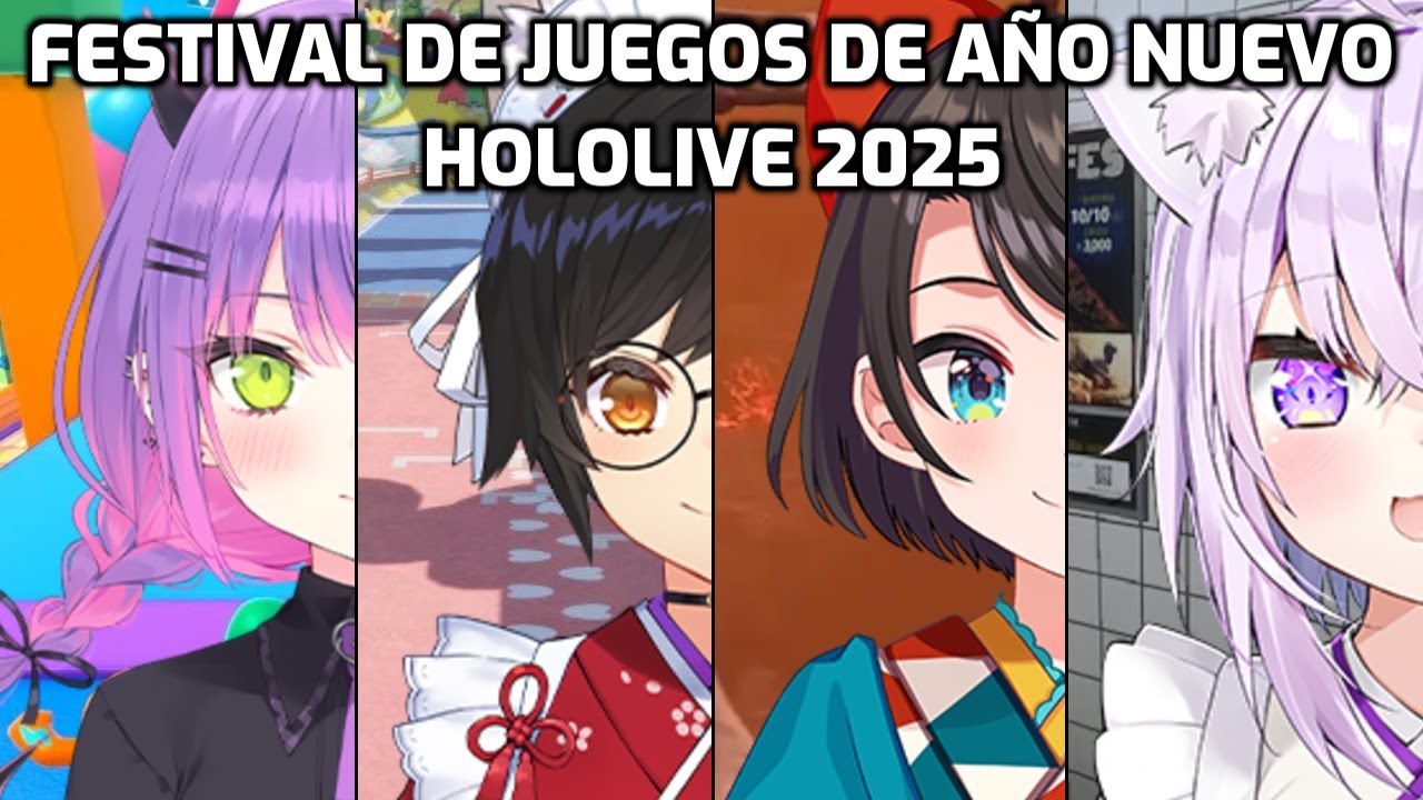 FESTIVAL DE JUEGOS DE AÑO NUEVO HOLOLIVE 2025 [Todos los POVs]