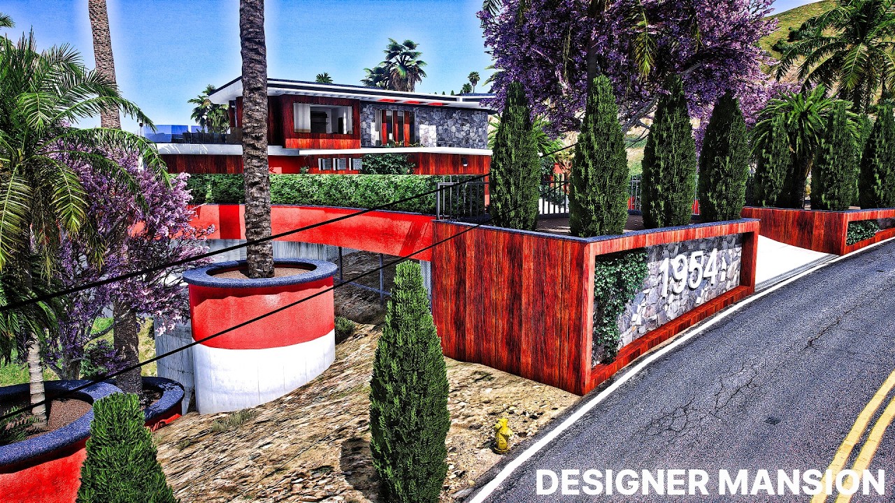 GTA 5 MODS | LET'S GO TO WORK | DESIGNER MANSION!🔥