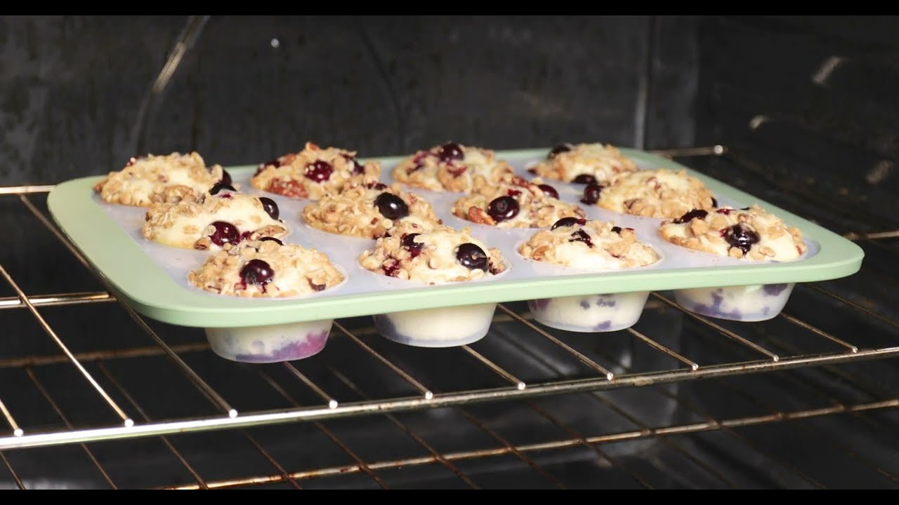 Henning Lee® Look & Cook Silicone 12-Cup Muffin Pan