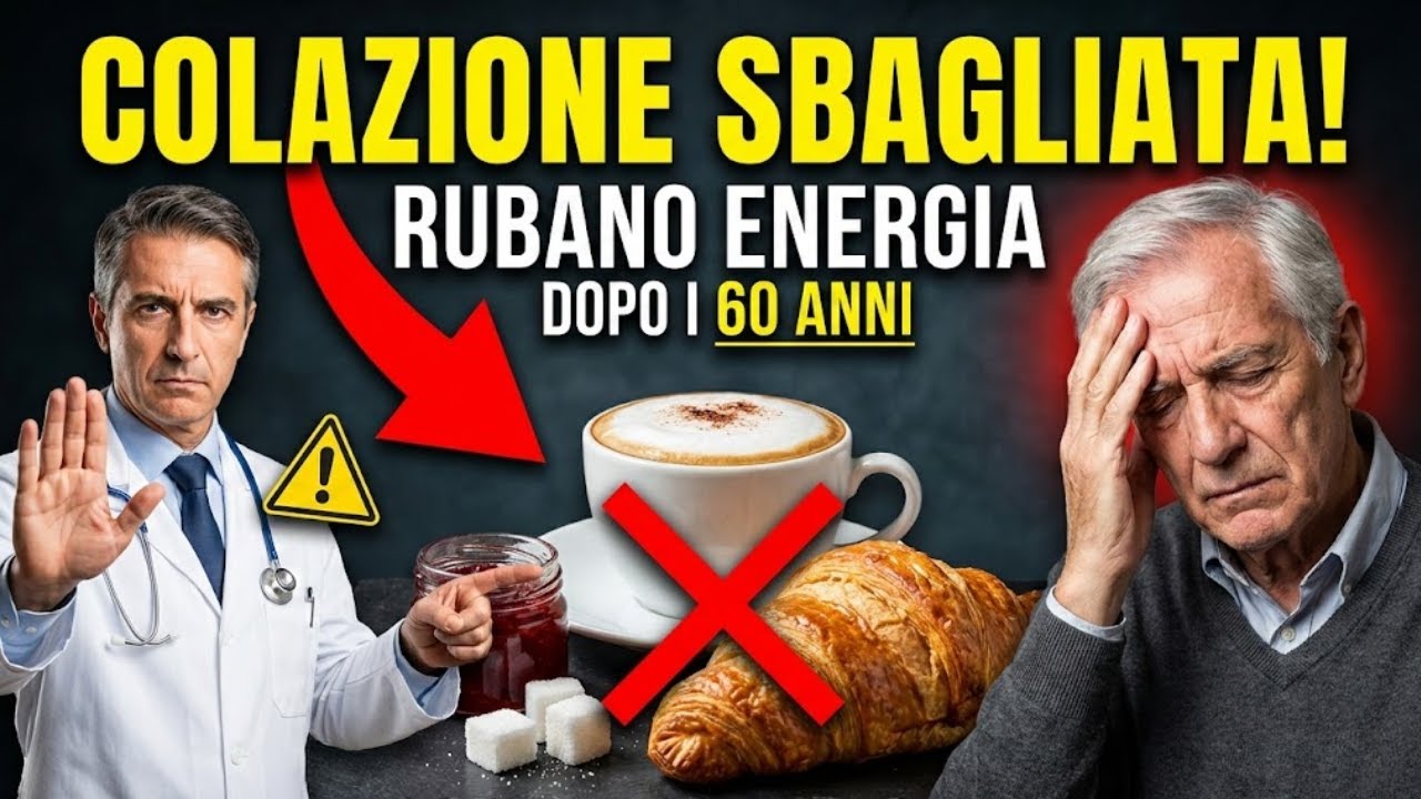 Colazione sbagliata? 4 errori che ti rubano energia dopo i 60 anni