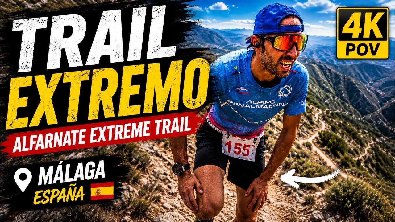 Running Experience 4K – Alfarnate Extreme Trail | Real POV Mountain Race