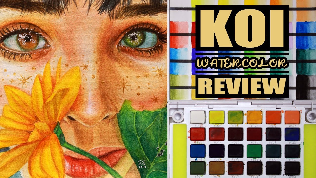 Sakura Koi Watercolor Review | Tagalog Philippines