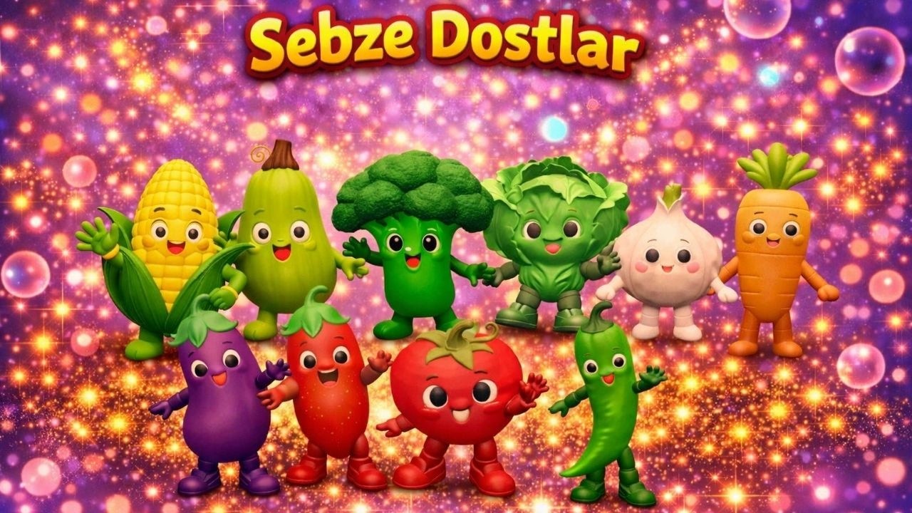 SEBZE DOSTLAR EĞİTİCİ & EĞLENCELİ ÇOCUK ANİMASYONU