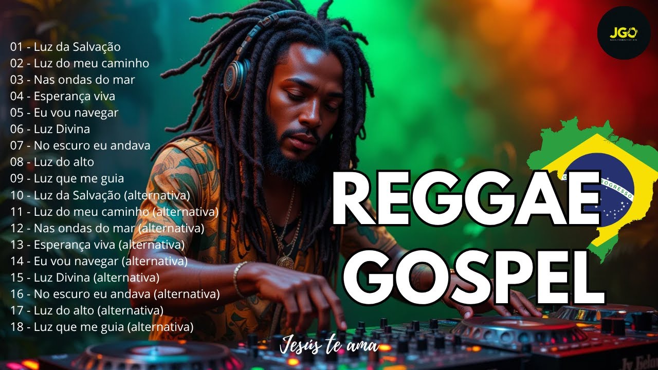 🏝️ REGGAE GOSPEL 2025: O Melhor do Reggae Gospel Remix | REGGAE GOSPEL - Roots Paz na Alma!
