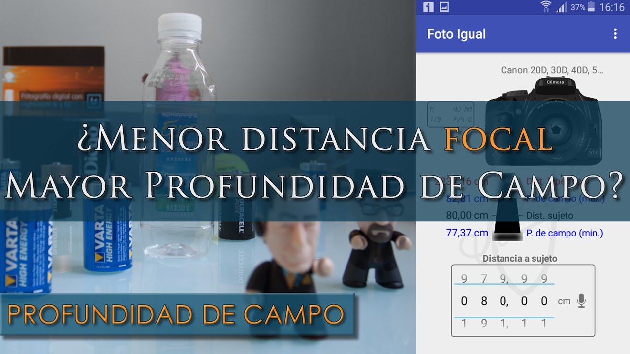 Profundidad de Campo y Distancia Focal