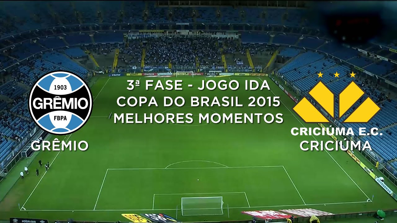 Melhores Momentos - Grêmio 0 x 1 Criciúma - Copa do Brasil - 14/07/2015