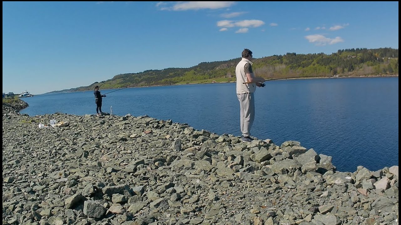 Life In Norway | Shore Fishing On A Sunny Norway Spring